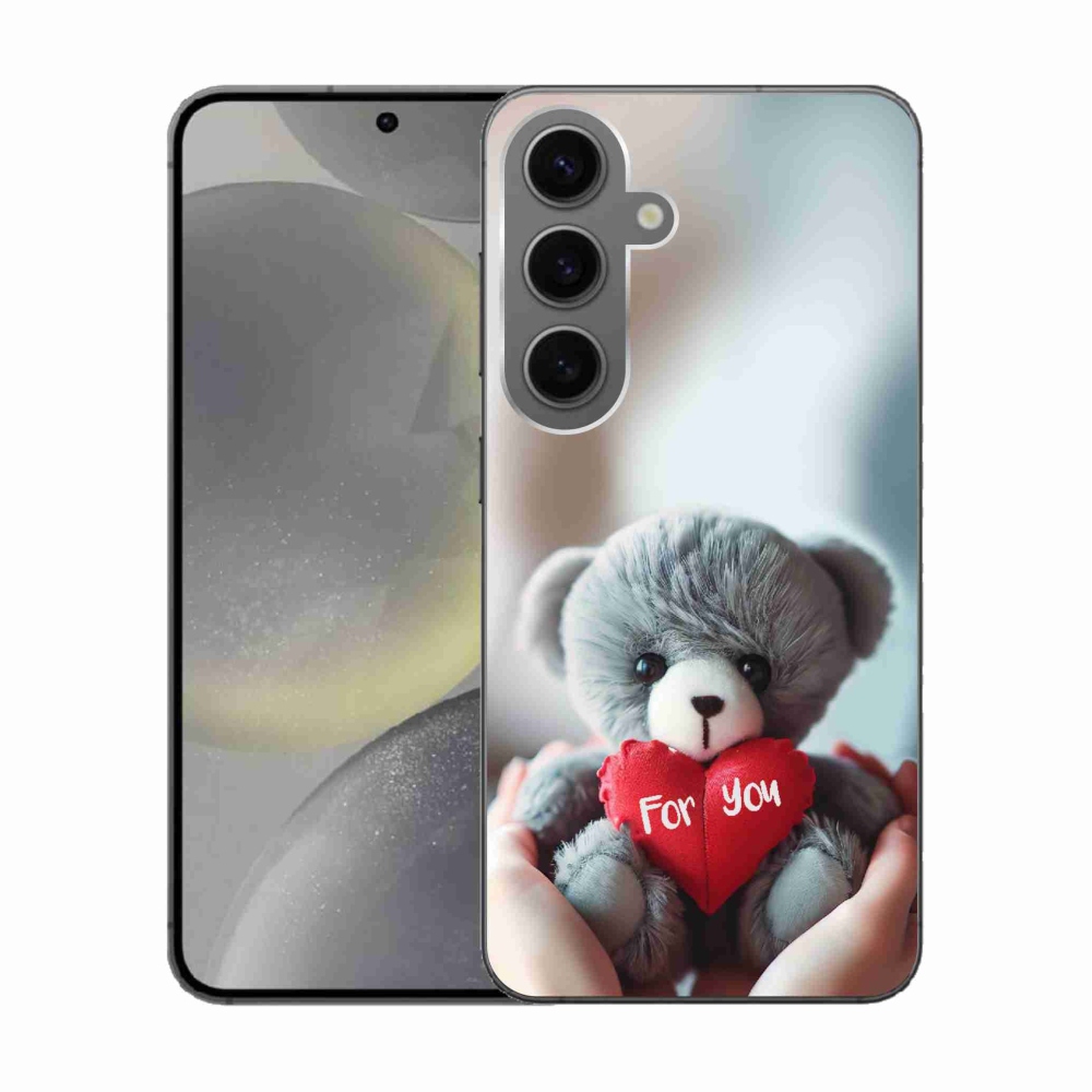 Gél borítás mmCase Samsung Galaxy S24 készülékhez - mackó a szerelmesek számára