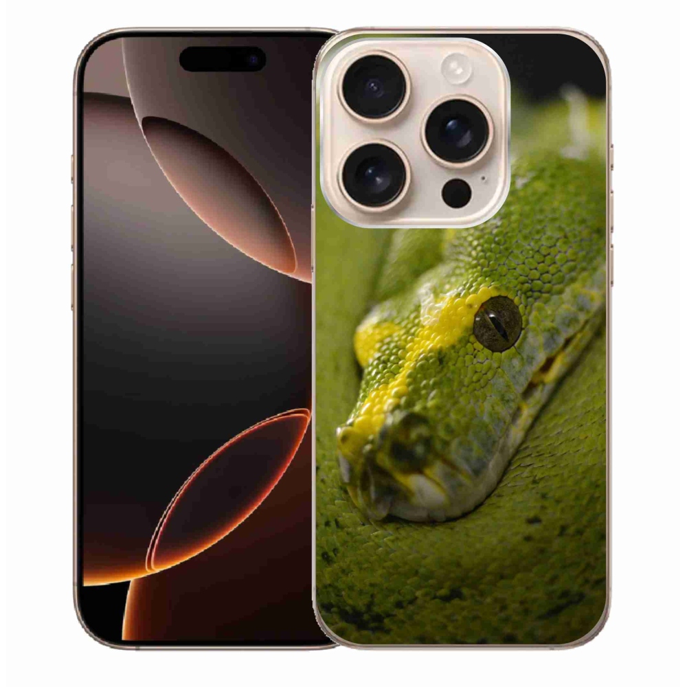 Zselés borítás mmCase iPhone 16 Pro Max készülékhez - kígyó 2