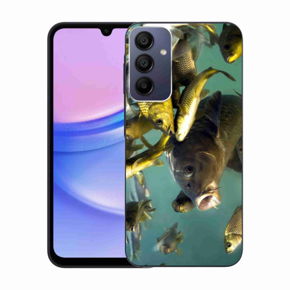 Gél tok mmCase a Samsung Galaxy A15 4G/5G készülékhez - halak iskolája