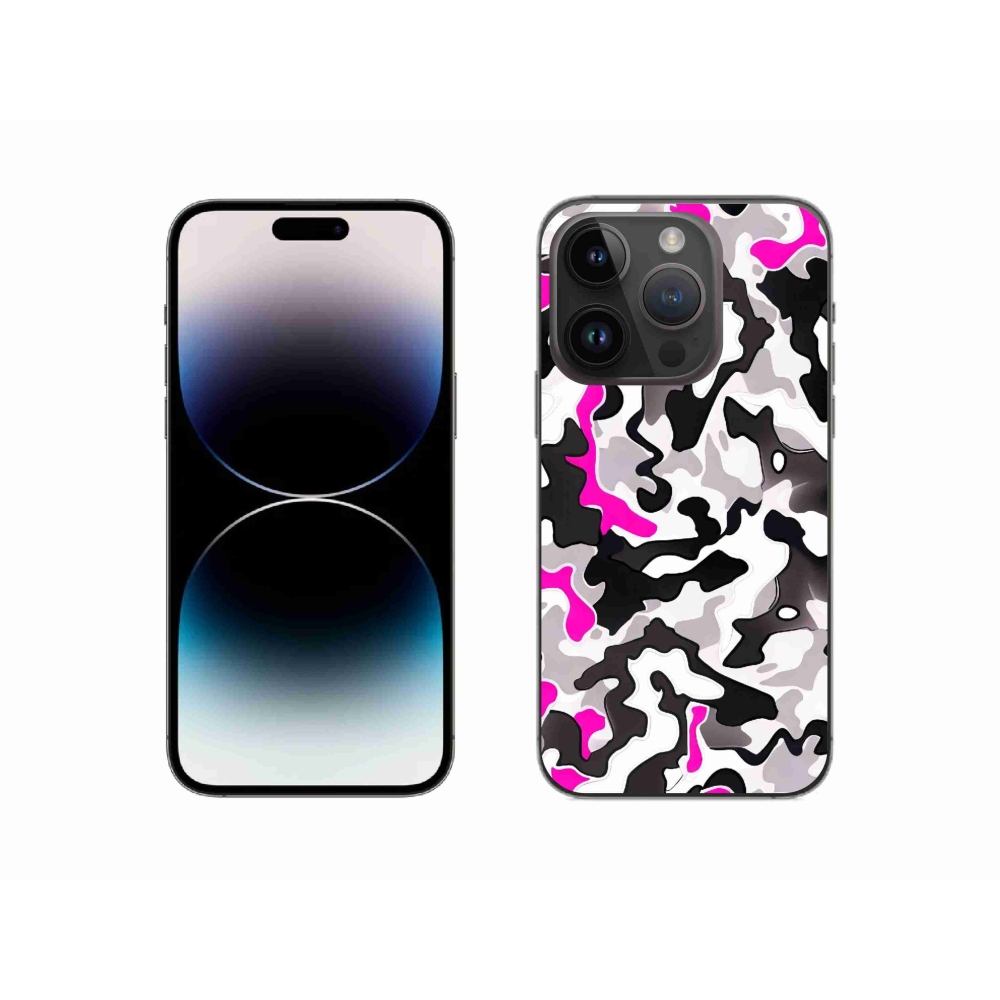 Zselés borítás mmCase iPhone 14 Pro készülékhez - terepszínű minta 5