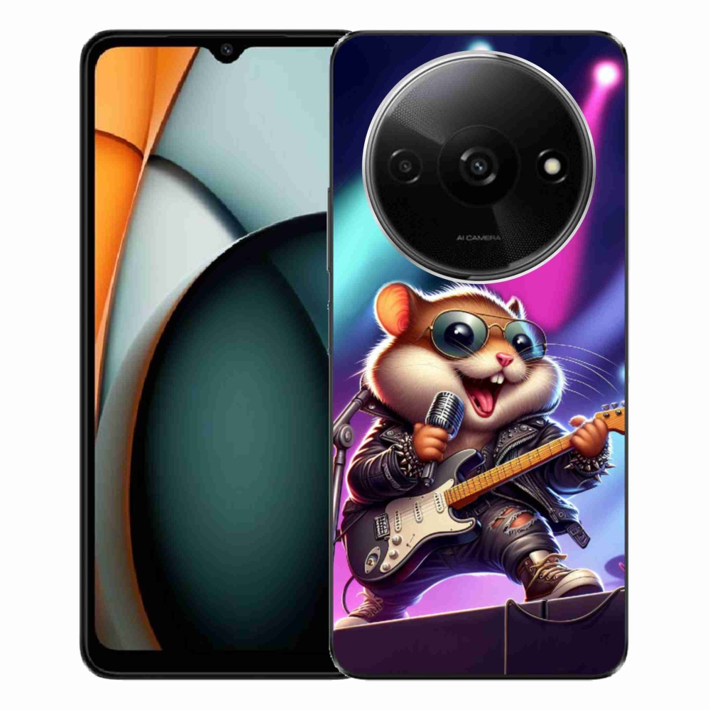 Gél borítás mmCase a Xiaomi Redmi A3-hoz - hamster rocker