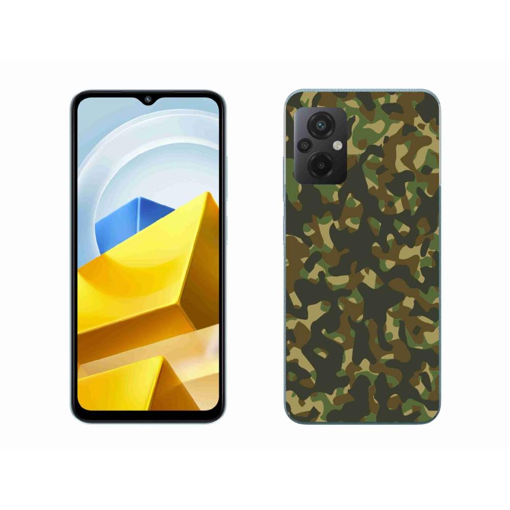 Gél borítás mmCase a Xiaomi Poco M5 4G-hez - terepszínű minta 1