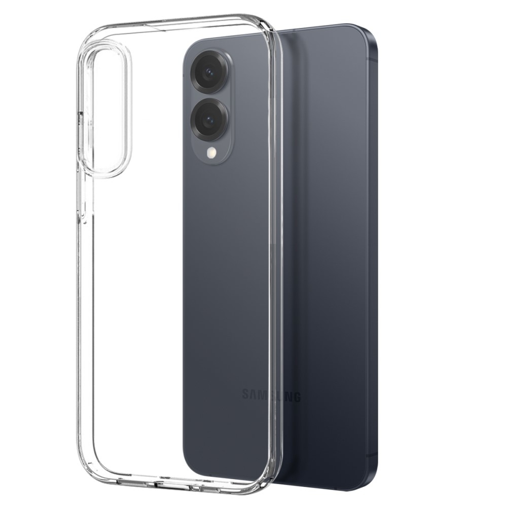 NORTHJO átlátszó zselés tok + edzett üveg Samsung Galaxy S25 Edge - átlátszó