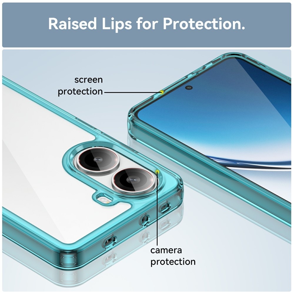 Gél tok rögzített hátlappal Xiaomi Poco X7 Pro 5G - világoskék