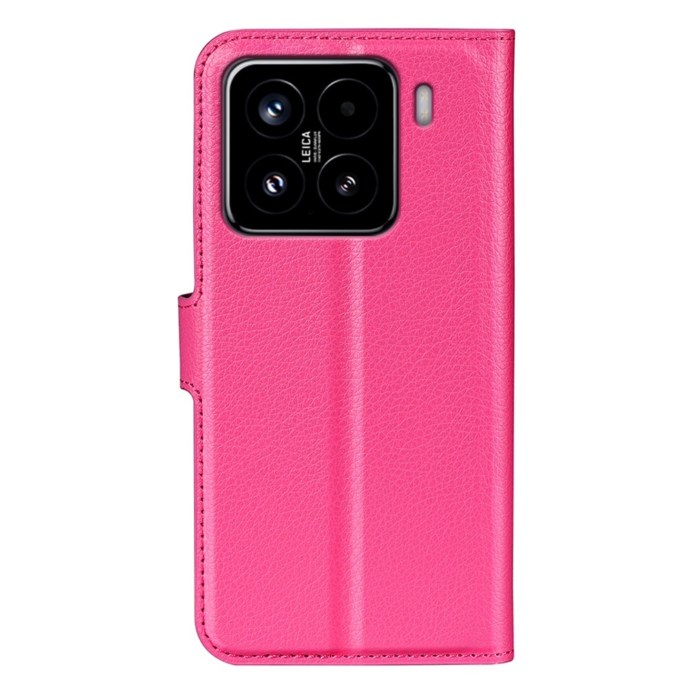 Litchi könyv tok Xiaomi 15 - rózsa