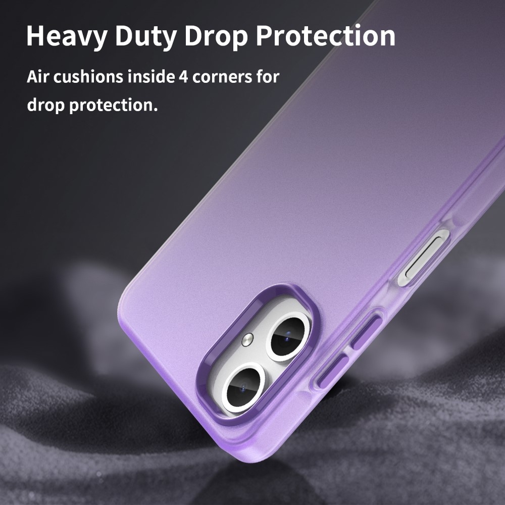 Candys matt zselés tok Samsung Galaxy A06 4G - lila
