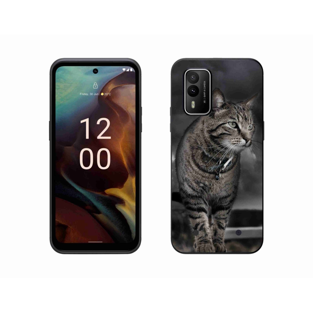 Zselés borítás mmCase a Nokia XR21 készülékhez - macska
