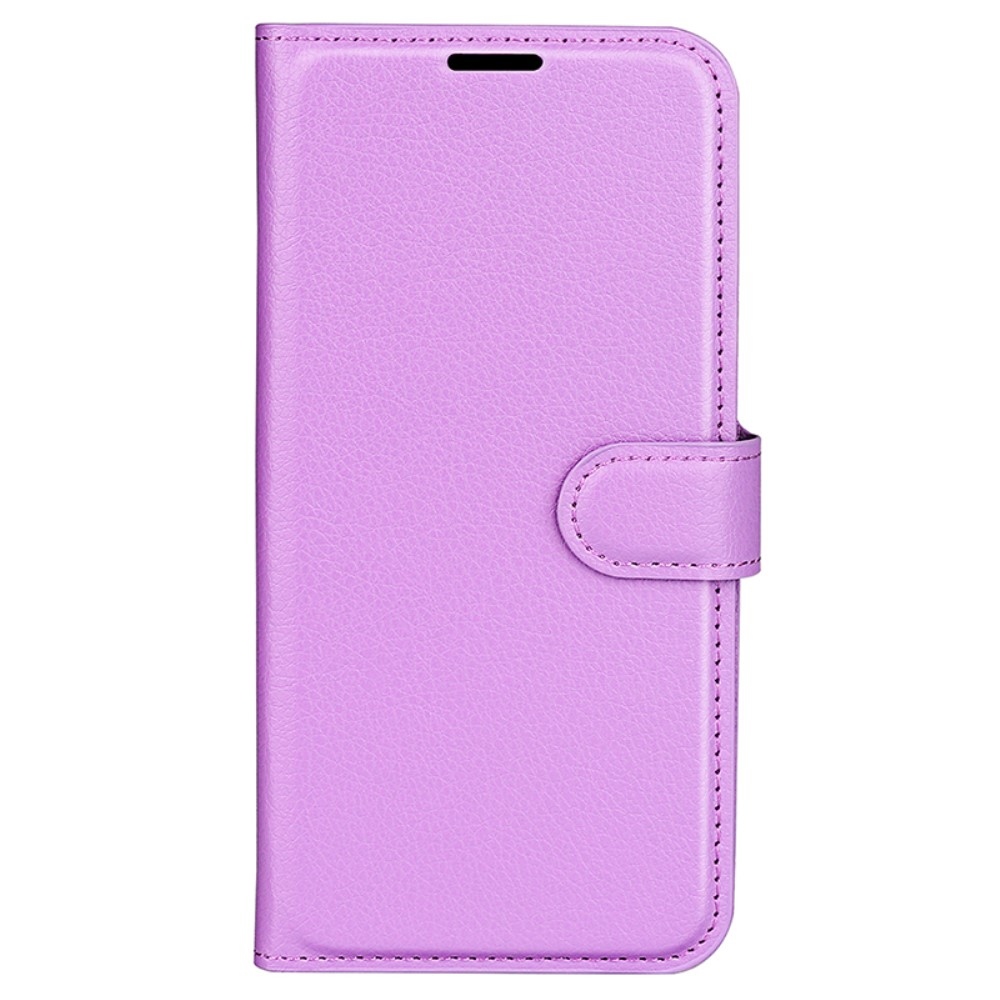 Litchi könyv tok Xiaomi Redmi A3-hoz - lila