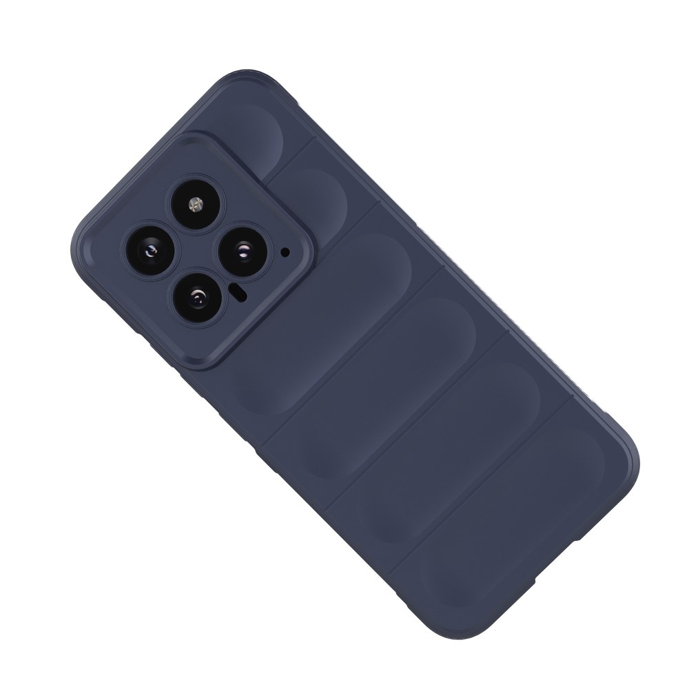 Rugg tartós zselés tok Xiaomi 14 - sötétkék