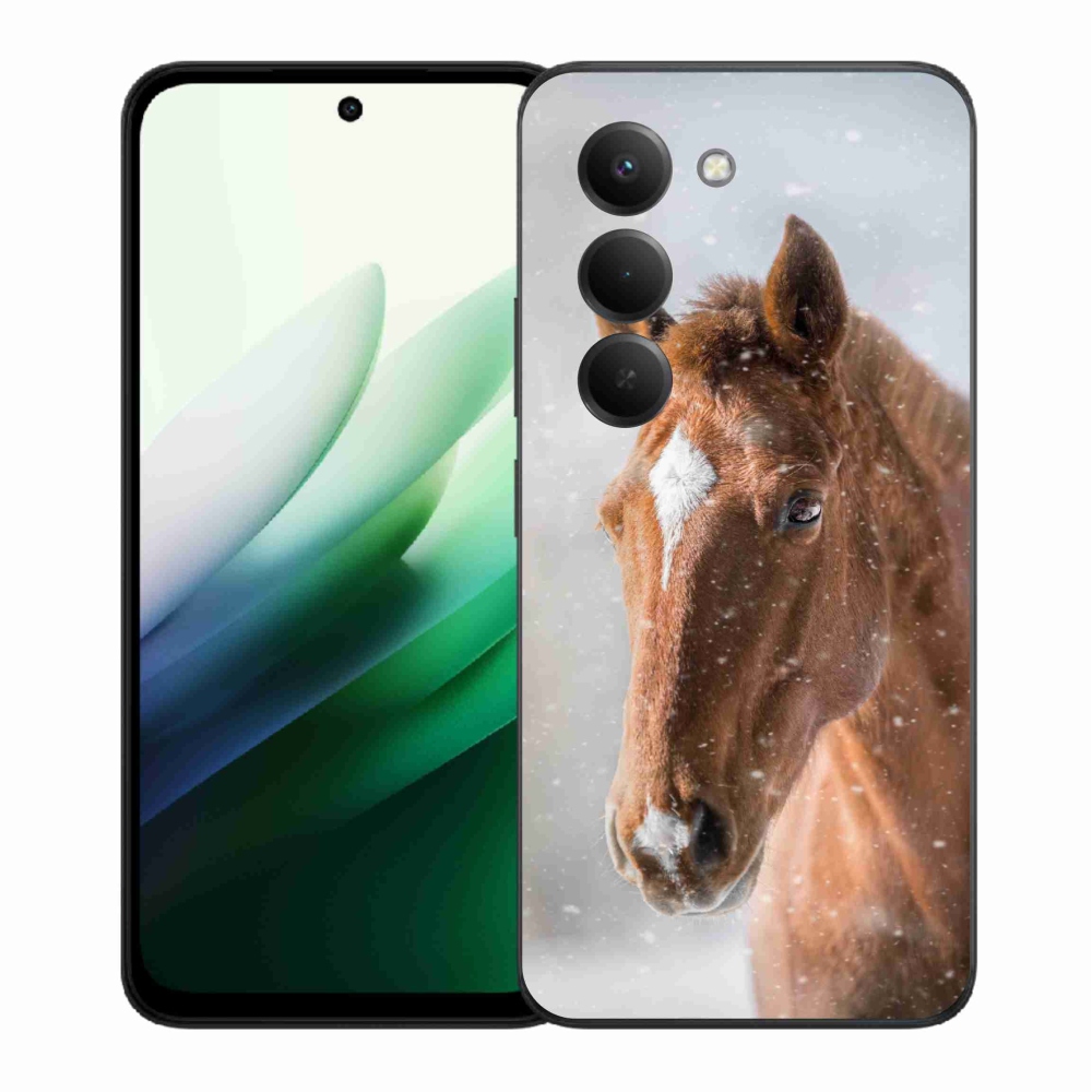Gél borítás mmCase a Xiaomi Redmi 15 5G-hez - barna ló 2