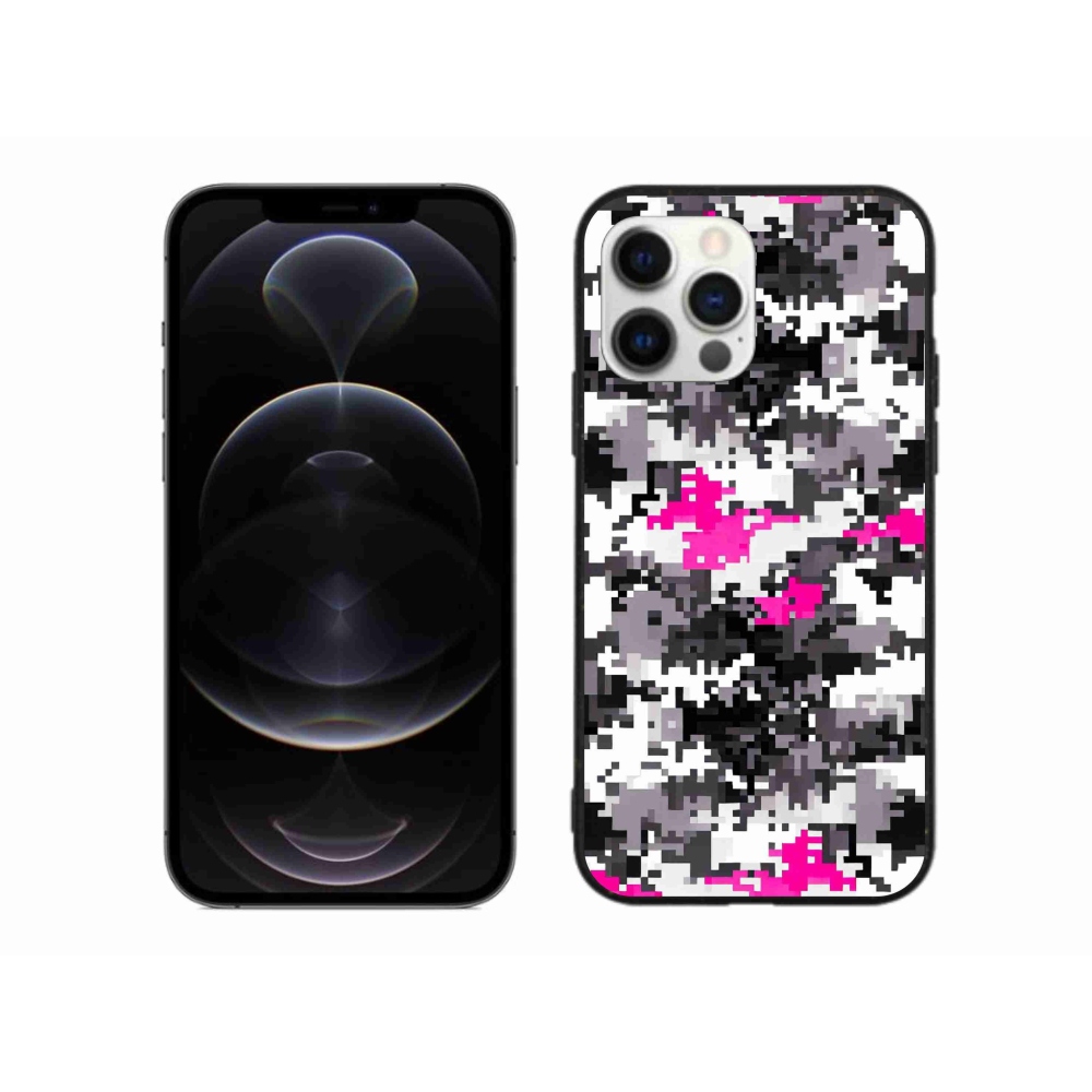 Zselés borítás mmCase iPhone 12 Pro Max készülékhez - terepszínű minta 4
