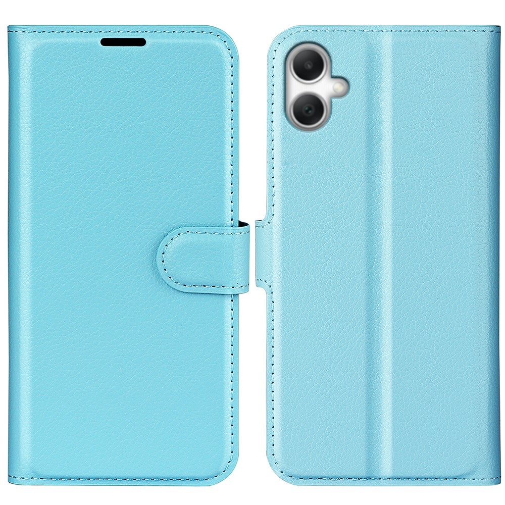 Litchi könyv tok Samsung Galaxy A07 4G - kék