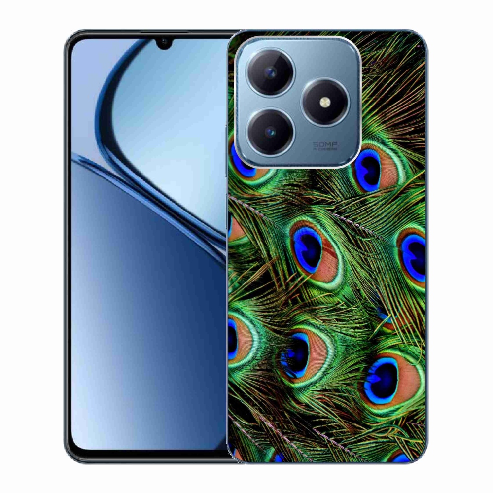 Gél borítás mmCase a Realme C63 készülékhez - pávatoll
