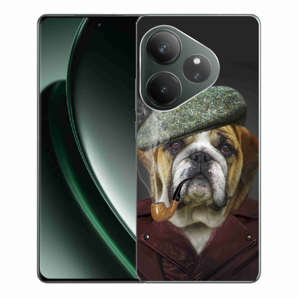 Zselés borítás mmCase a Realme GT 6 5G/GT 6T 5G - kutya csővel