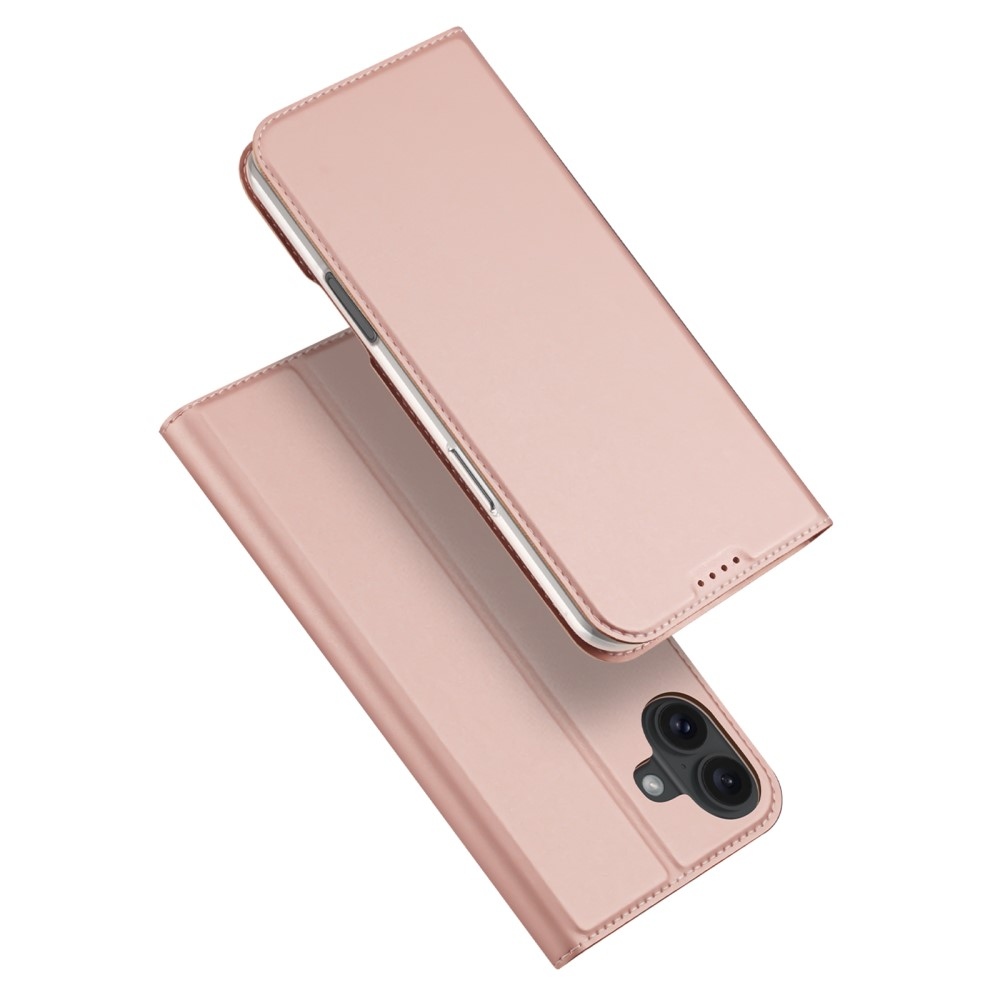 DUX könyvtáska iPhone 16-hoz - rózsaarany