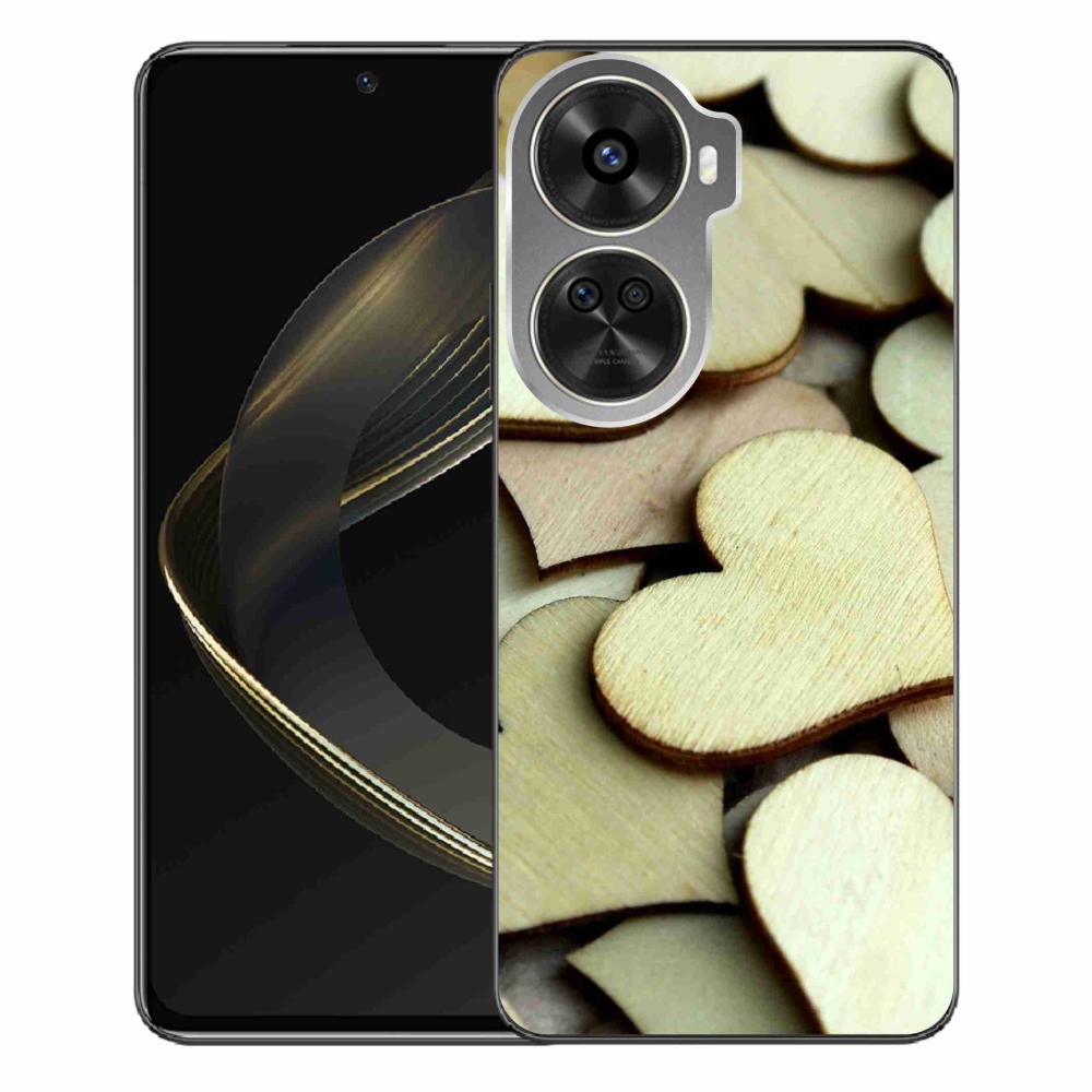 Gél borítás mmCase a Huawei Nova 12 SE-hez - fából készült szívek