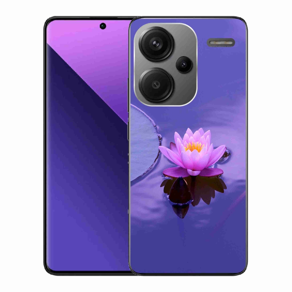 Gél tok mmCase a Xiaomi Redmi Note 13 Pro+ 5G számára - virág a felületen