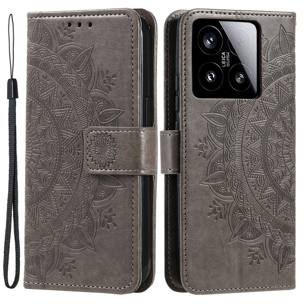 Mandala könyv tok Xiaomi 15 - szürke