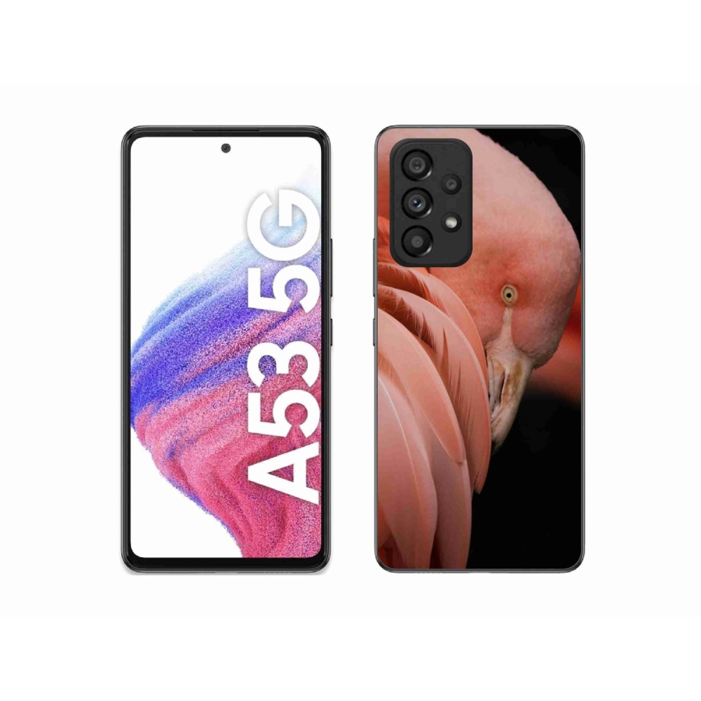 Zselés borítás mmCase Samsung Galaxy A53 5G - flamingó 3