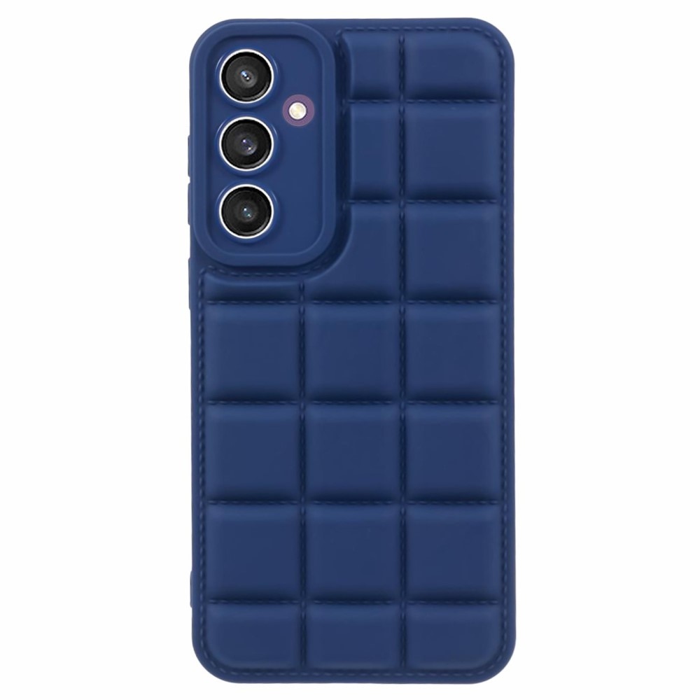 Rácsos tartós zselés tok Samsung Galaxy S23 FE készülékhez - kék