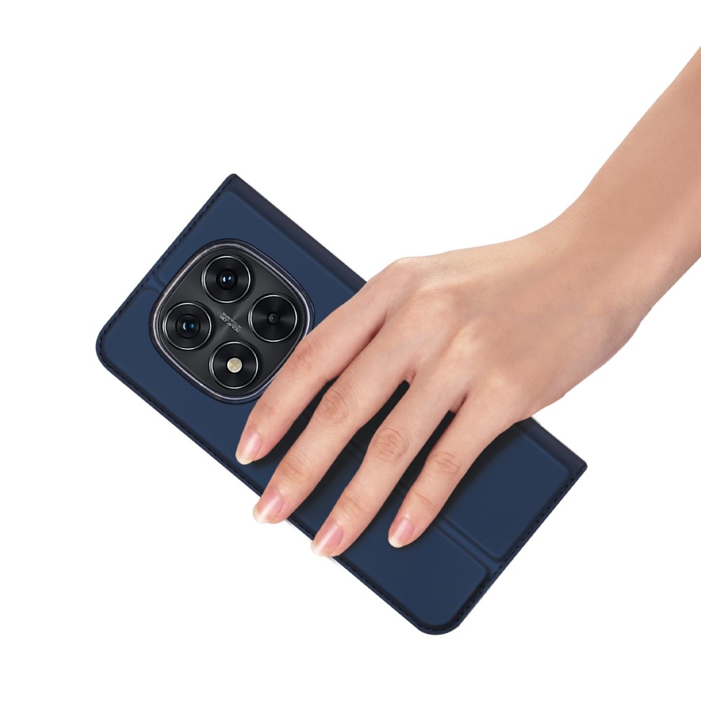 DUX könyvtáska Xiaomi Redmi Note 14 Pro - sötétkék