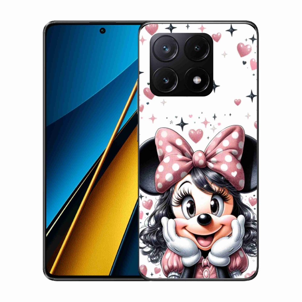 Gél borítás mmCase a Xiaomi Poco X6 Pro 5G számára - minnie