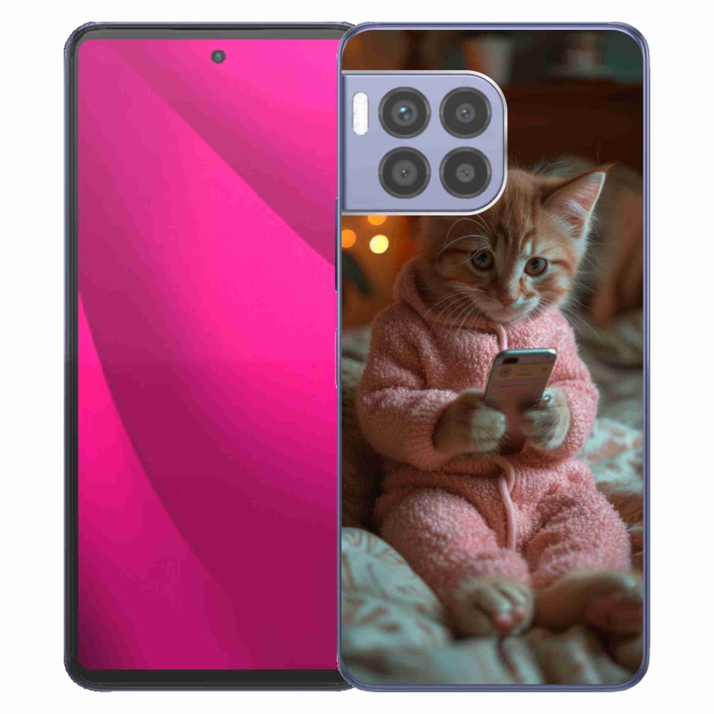 Zselés borítás mmCase a T-Mobile T Phone 2 Pro telefonhoz - baba a mobillal