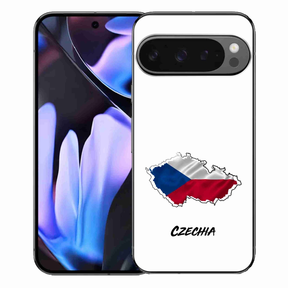 Gél borítás mmCase a Google Pixel 9 Pro XL-hez - Csehország fehér háttér