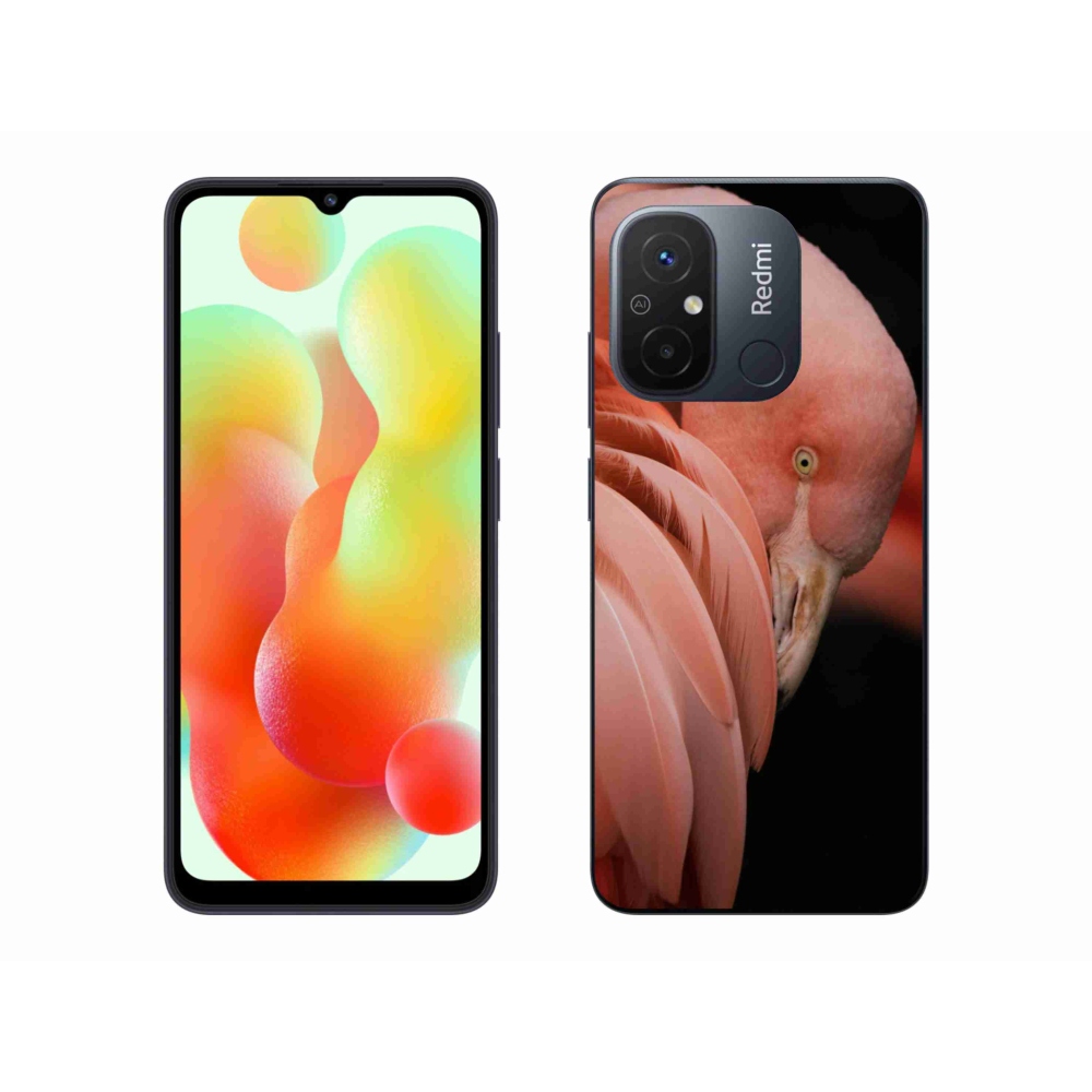Gél borítás mmCase a Xiaomi Redmi 12C-hez - flamingó 3
