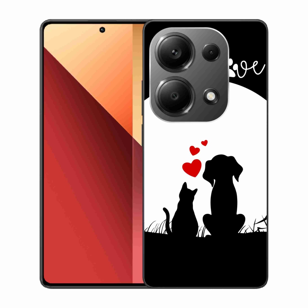Gél tok mmCase a Xiaomi Redmi Note 13 Pro 4G/Poco M6 Pro számára - állati szeretet