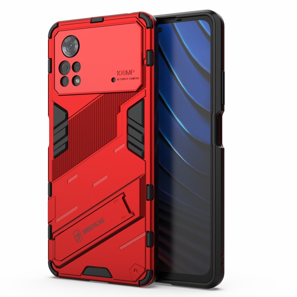 Tartós borító Xiaomi Poco X4 Pro 5G - piros
