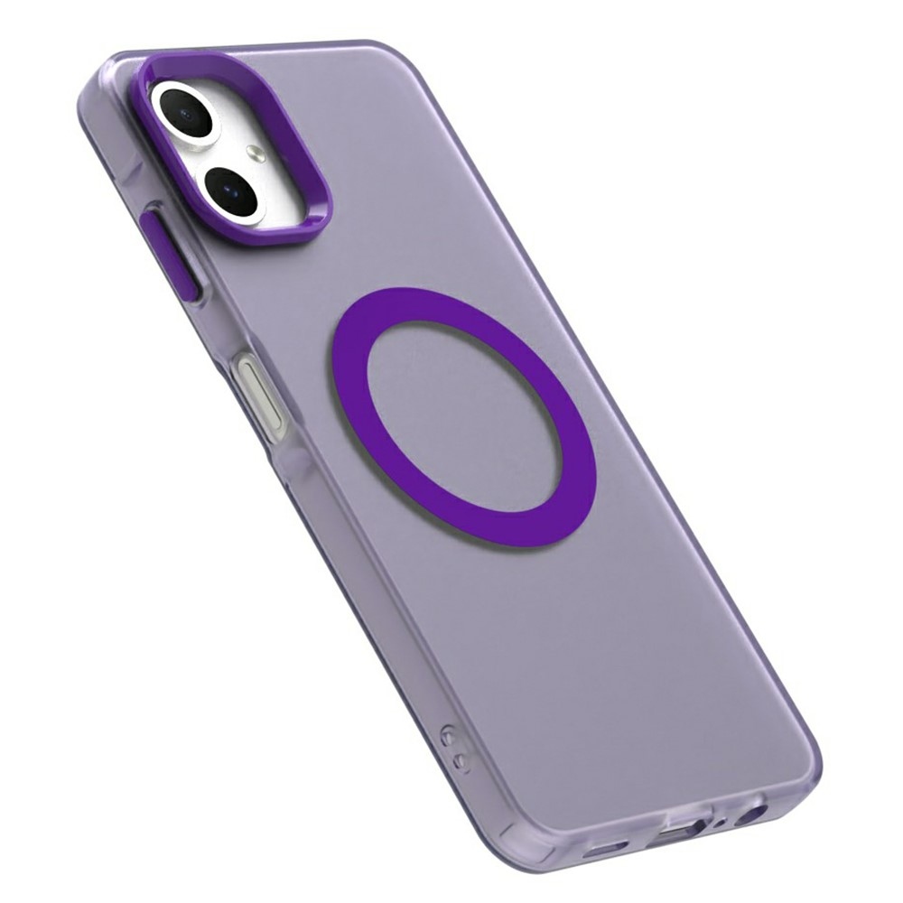 Candy zselés tok MagSafe-val a Samsung Galaxy A06 4G készülékre - lila