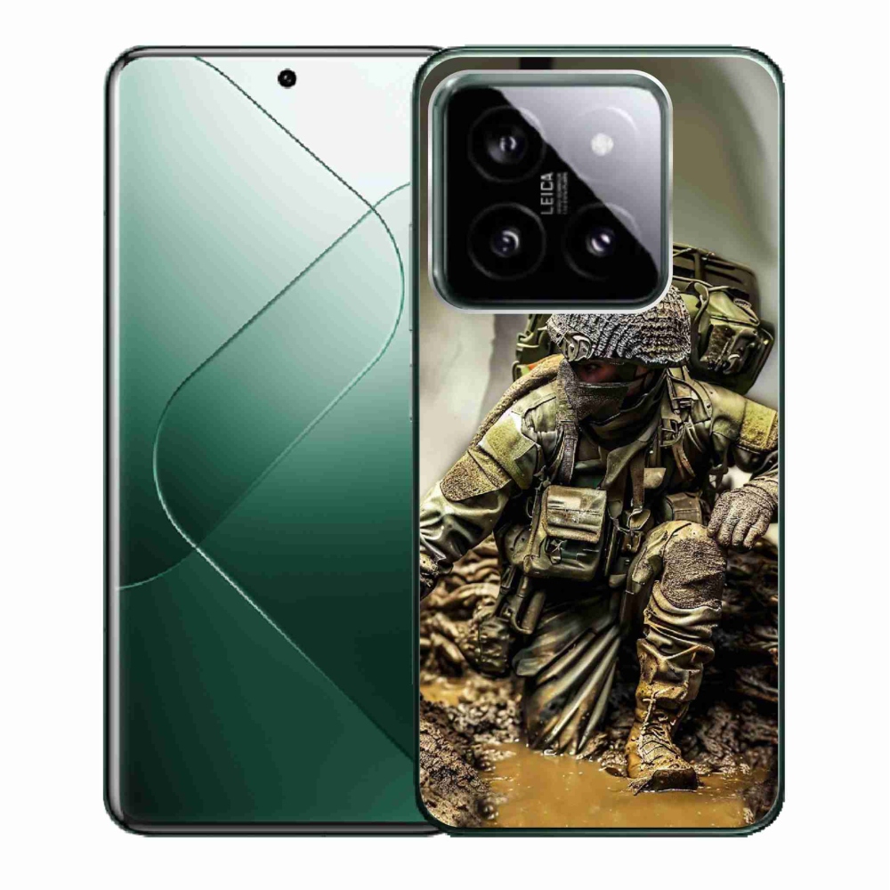 Gél borítás mmCase a Xiaomi 14 - katonák számára