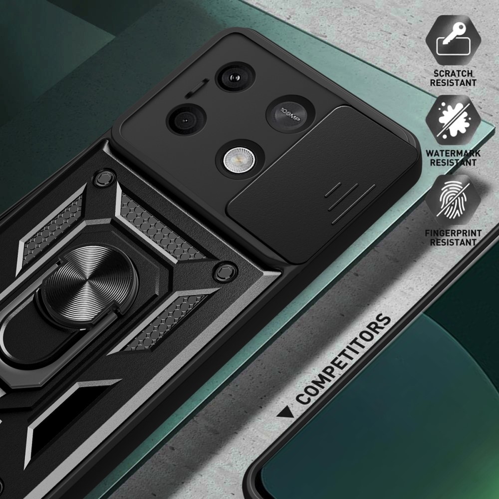 Tartós csúszásbiztos borító Xiaomi Redmi Note 13 5G - fekete