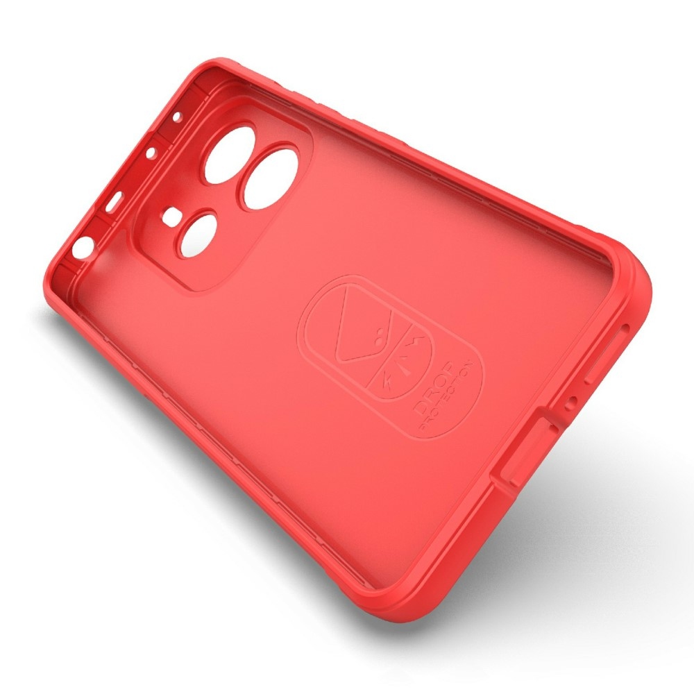 Rugg tartós zselés tok Xiaomi Redmi Note 14 5G - piros