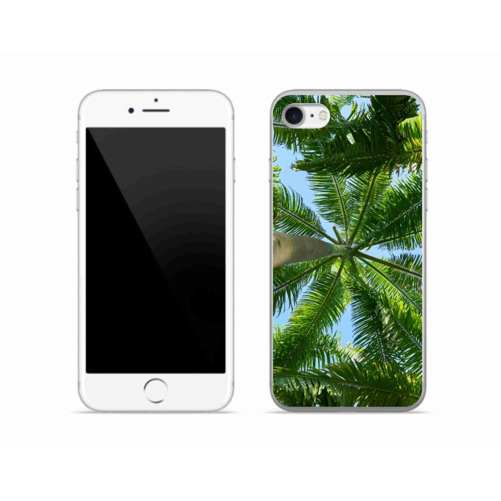 Zselés borítás mmCase iPhone SE (2020) - pálmafákhoz
