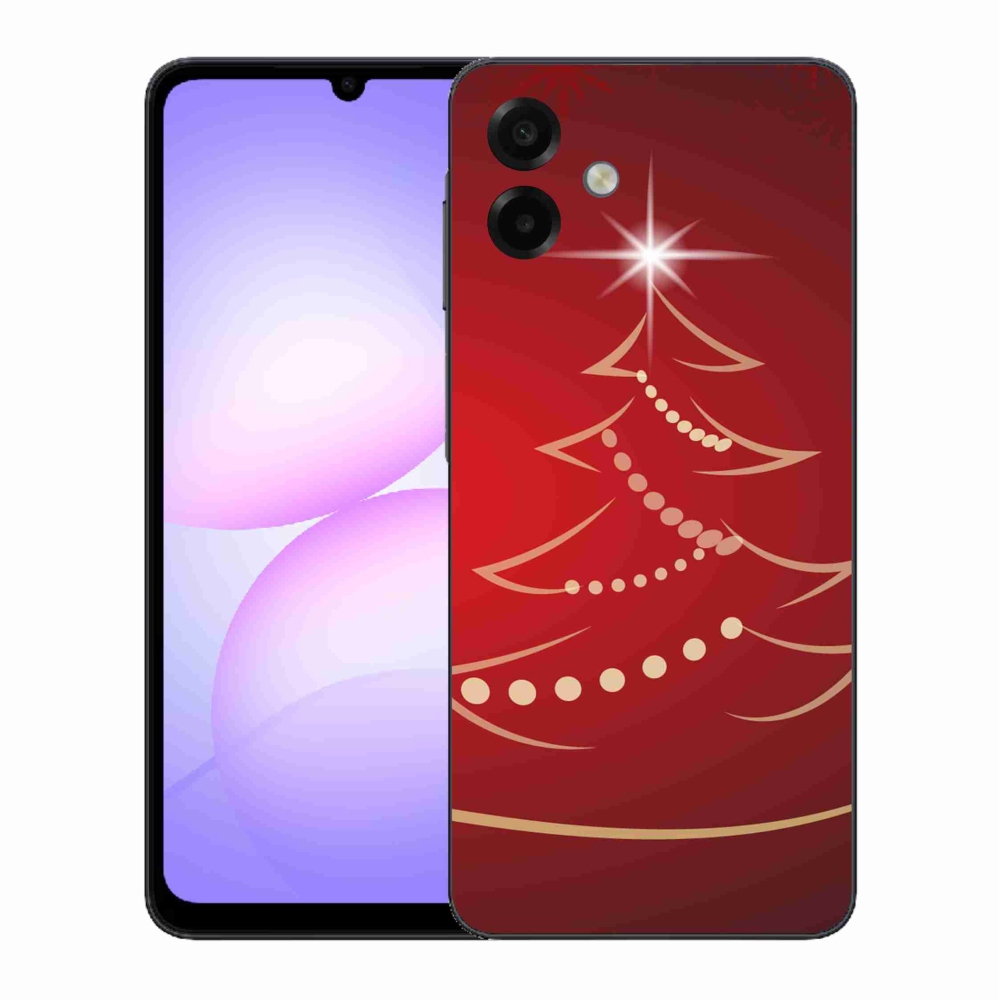 Gél borítás mmCase Samsung Galaxy A07 4G - karácsonyfa karikatúra