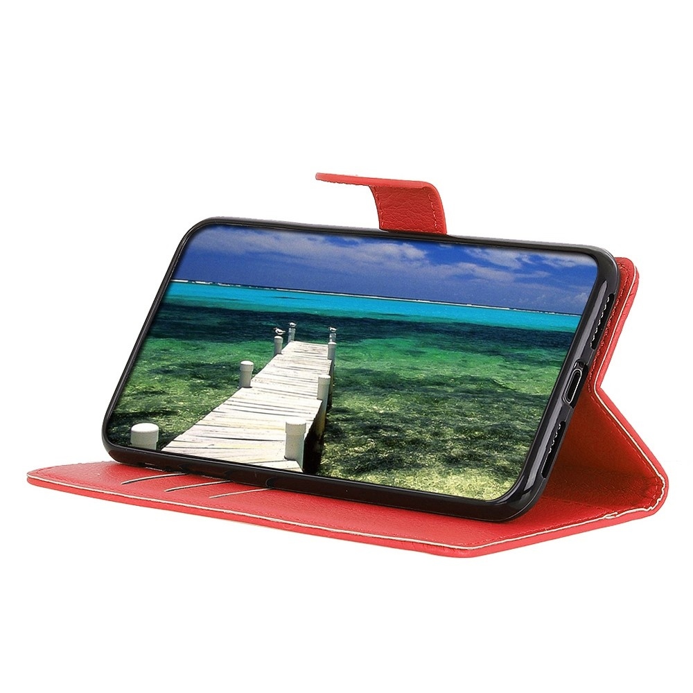 Litchie könyvtáska Huawei Nova 11i készülékhez - piros