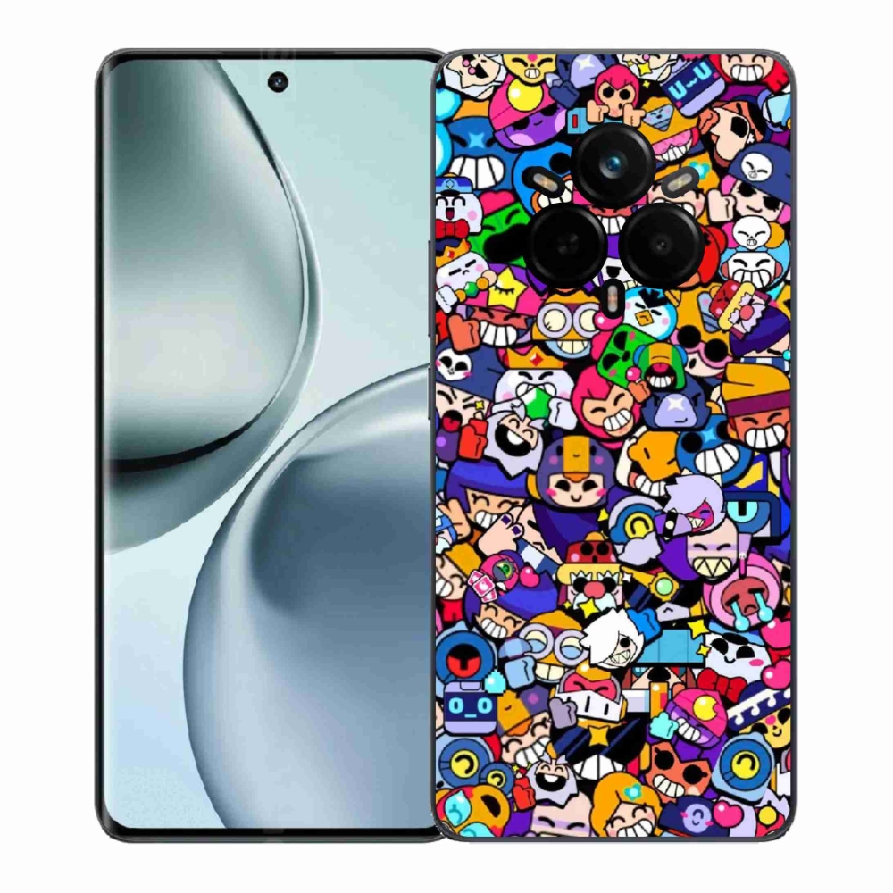 Gél borítás mmCase a Realme 14 Pro 5G-hez - verekedős csillagok 2