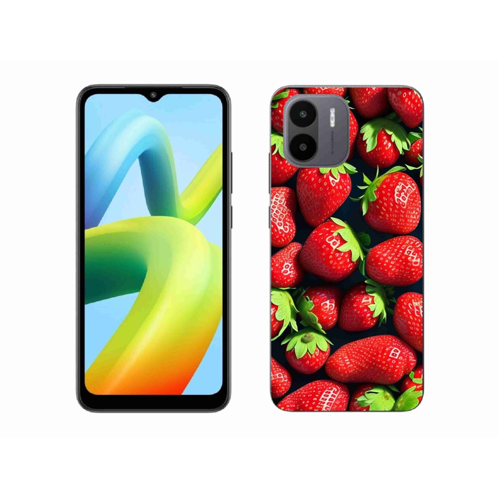 Gél borító mmCase a Xiaomi Redmi A1/Redmi A2 készülékhez - eper