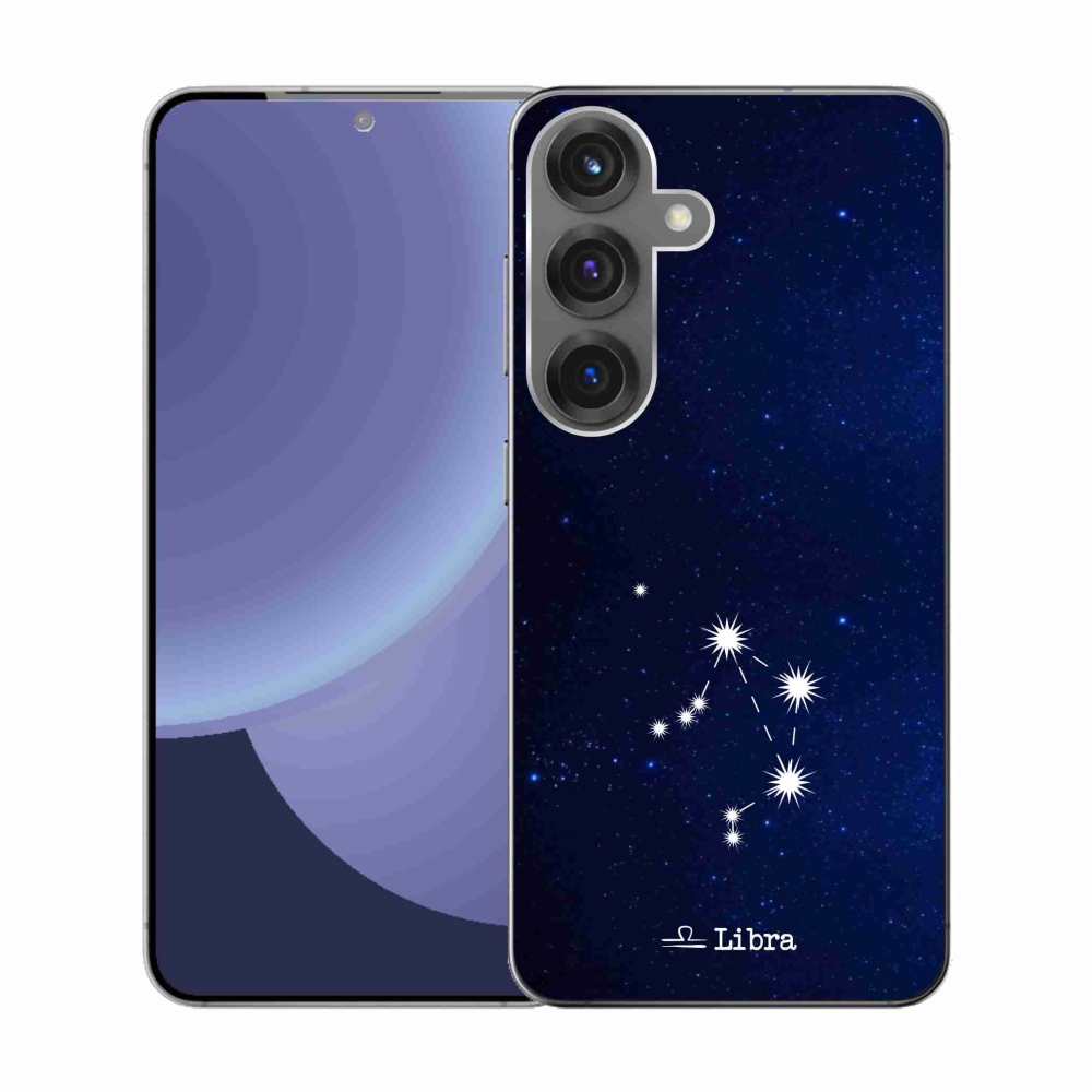 Gél borító mmCase Samsung Galaxy S25 készülékhez - csillagkép Mérleg