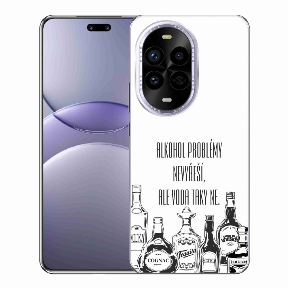 Gél borító mmCase a Huawei Nova 13 Pro 5G számára - vicces szöveg fehér háttérrel
