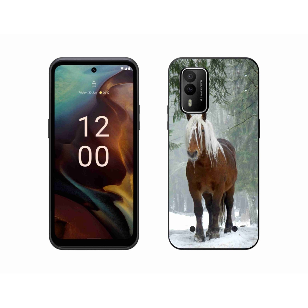 Gél tok mmCase a Nokia XR21 készülékhez - ló az erdőben