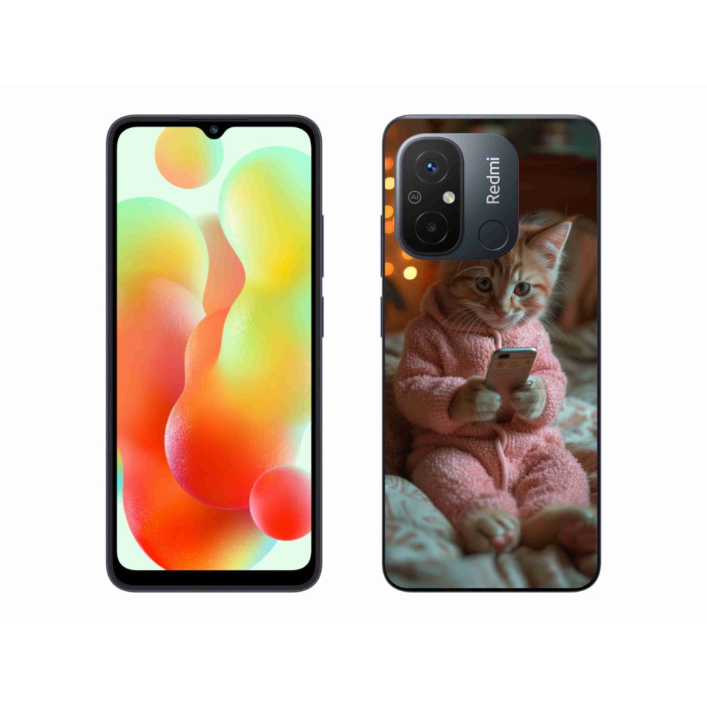 Gél borítás mmCase a Xiaomi Redmi 12C-hez - baba a mobillal