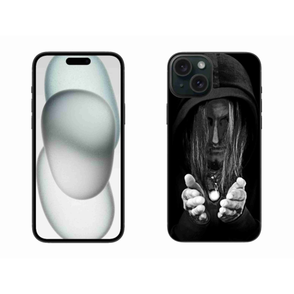 Zselés borítás mmCase iPhone 15 Plus készülékhez - titokzatos személy