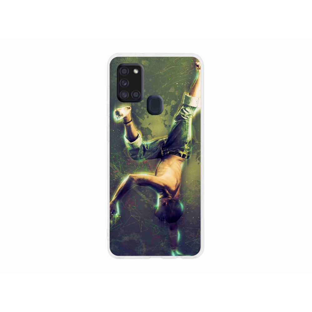 Gél borítás mmCase Samsung Galaxy A21s készülékhez - breakdance