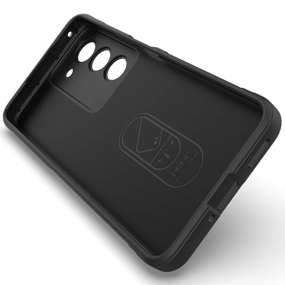 Rugg tartós zselés tok a Realme 14x 5G készülékhez - fekete