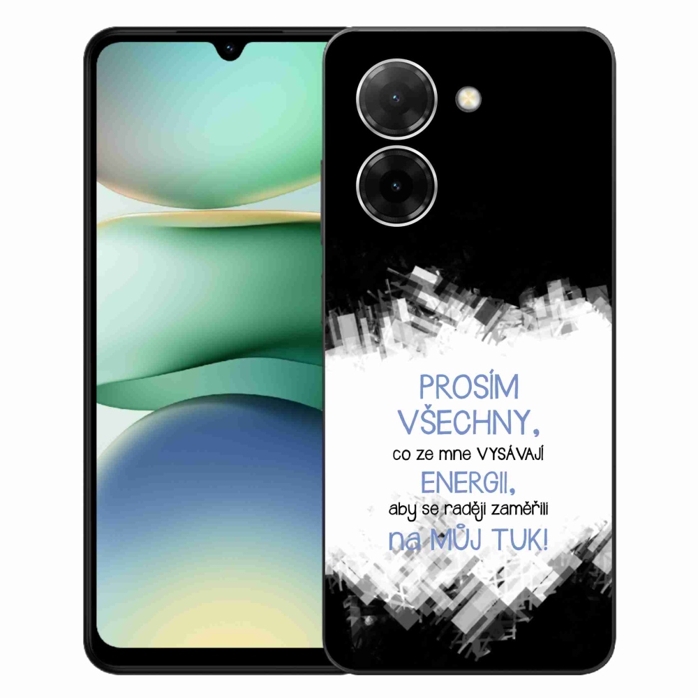 Gél borító mmCase a Xiaomi Redmi A5 (173.45x79.35x8.45mm) - vicces szöveg 1 kék
