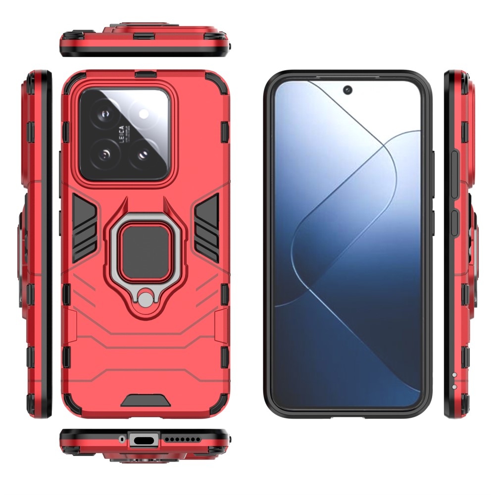 Guardy tartós borító a Xiaomi 14-hez - piros