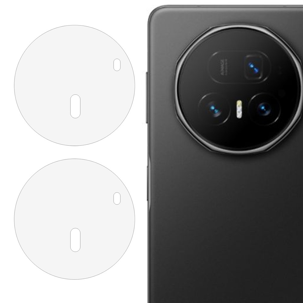 2.5D kamera lencse üveg a Honor Magic V5-hez - fekete 2db